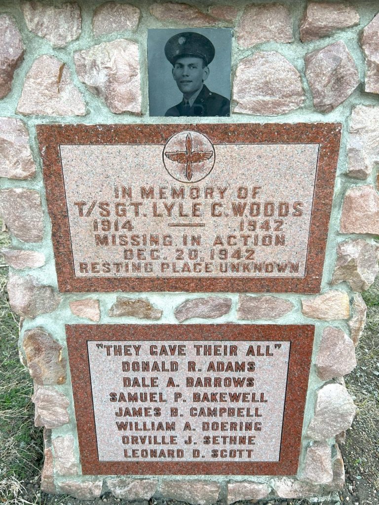 T/SGT. LYLE C. WOODS WAR MEMORIAL