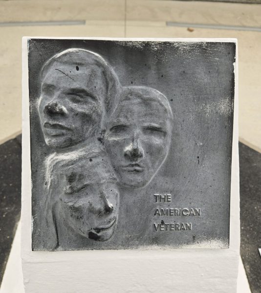 THE AMERICAN VETERANS MEMORIAL PLAQUE