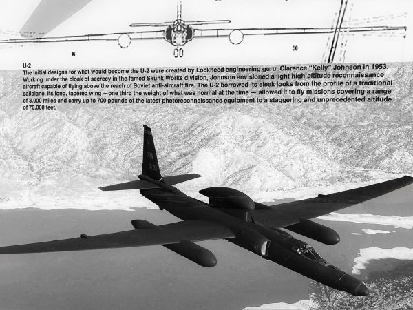 U-2 1953 MEMORIAL AIRCRAFT PLAQUE