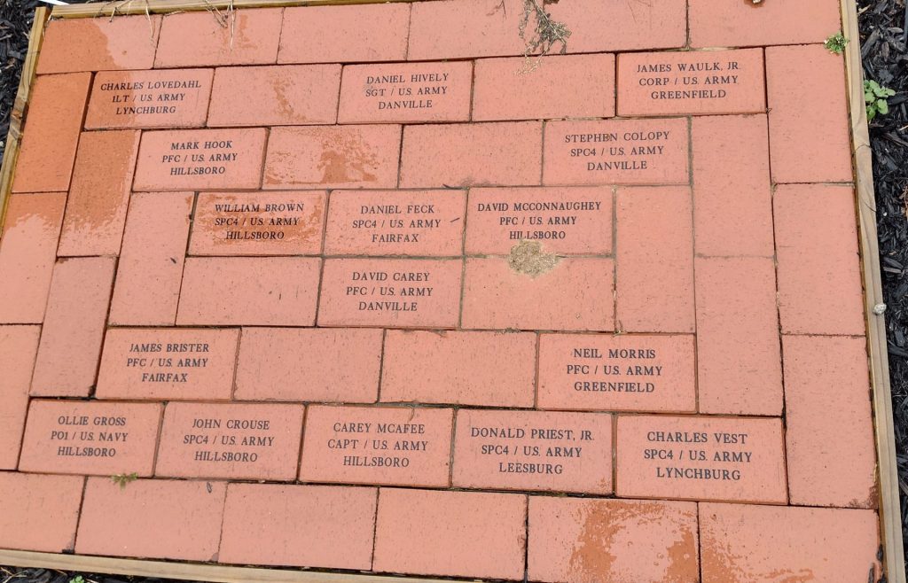VIETNAM VETERANS MEMORIAL FIELD BRICKS