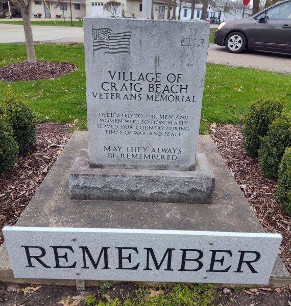 VILLAGE OF CRAIG BEACH VETERANS MEMORIAL