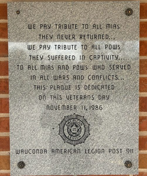 WAUCONDA AMERICAN LEGION POST 911 MIAS AND POWS MEMORIAL