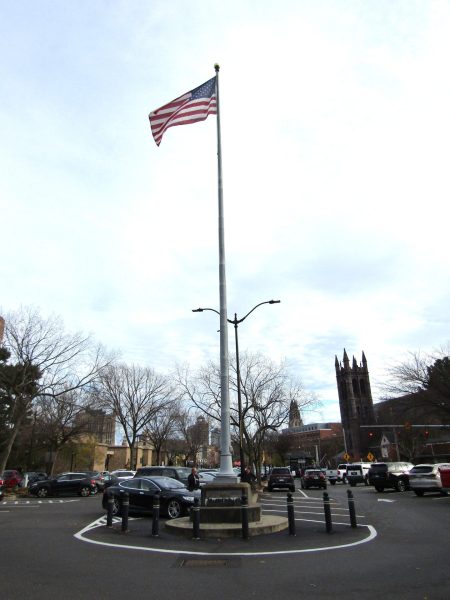 21ST WARD WORLD WAR II MEMORIAL FLAGPOLE