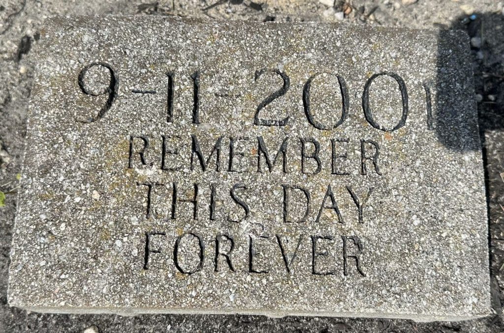 9-11-2001 REMEMBER THIS DAY FOREVER MEMORIAL STONE