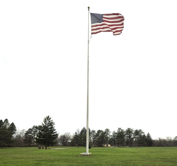 A MEMORIAL FLAGPOLE