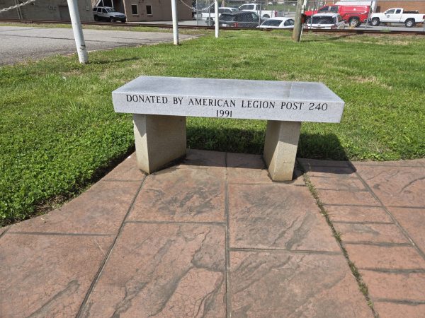 AMERICAN LEGION POST 240 MEMORIAL BENCH