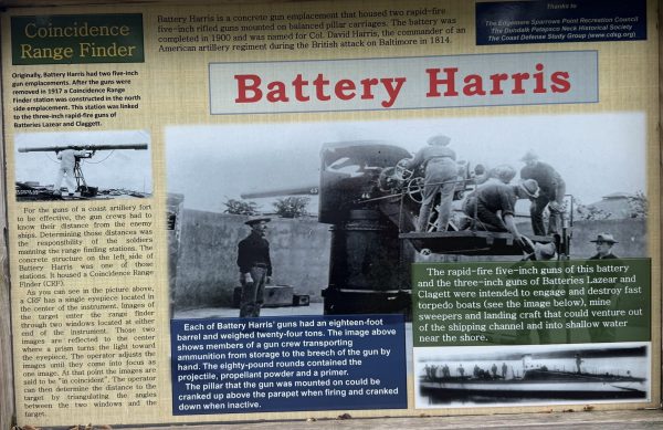 BATTERY HARRIS WAR MEMORIAL PANEL