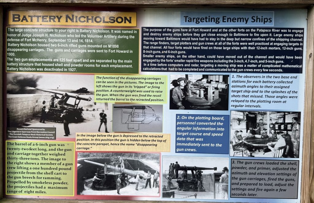 BATTERY NICHOLSON WAR MEMORIAL PANEL