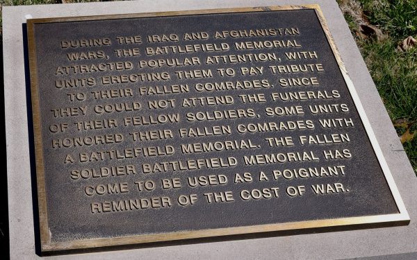 BATTLEFIELD MEMORIAL PLAQUE D