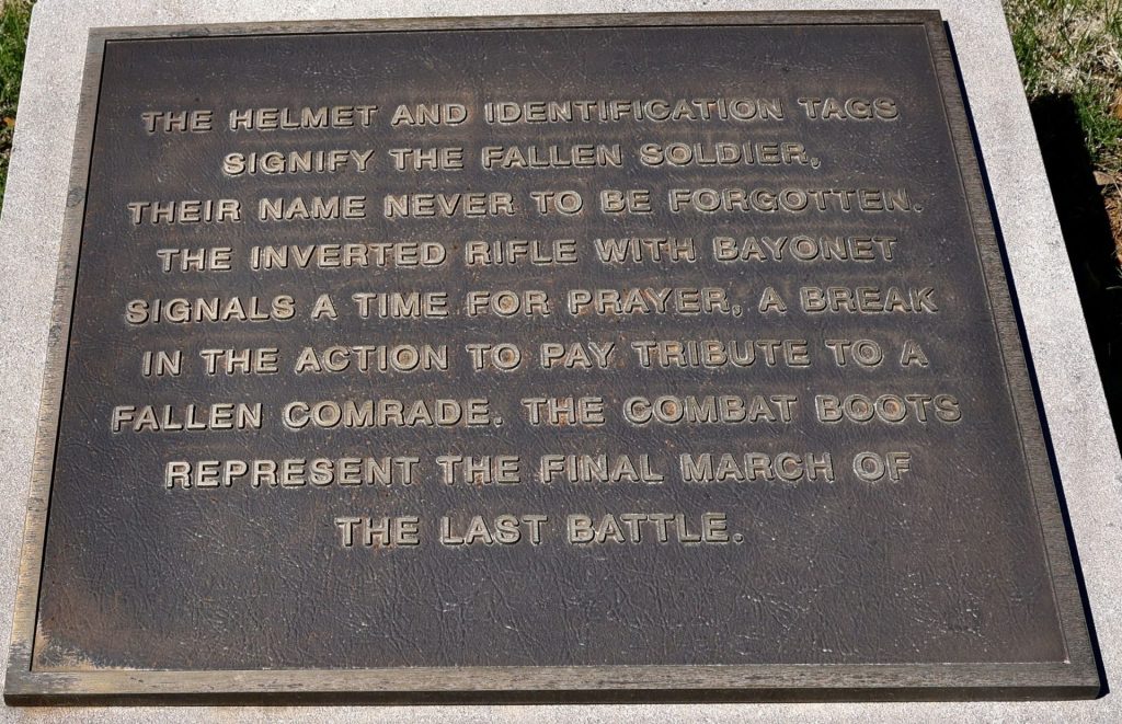 BATTLEFIELD MEMORIAL PLAQUE E