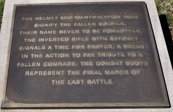 BATTLEFIELD MEMORIAL PLAQUE E