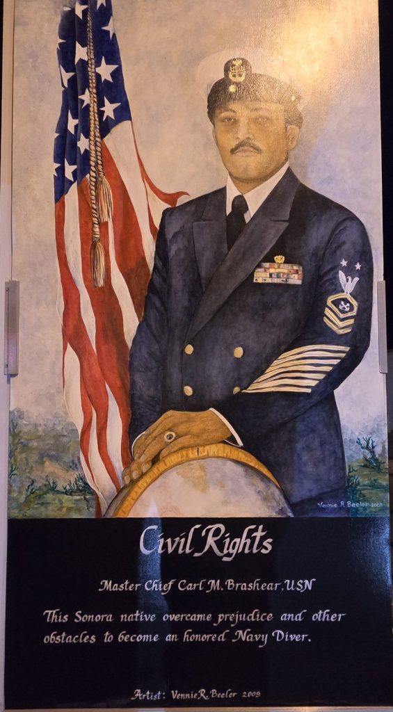 CIVIL RIGHTS MASTER CHIEF CARL BRASHER MEMORIAL BANNER