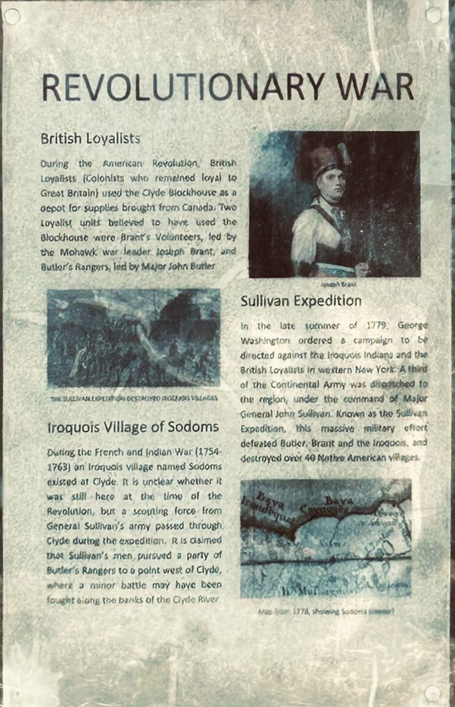 CLYDE REVOLUTIONARY WAR MEMORIAL PLAQUE