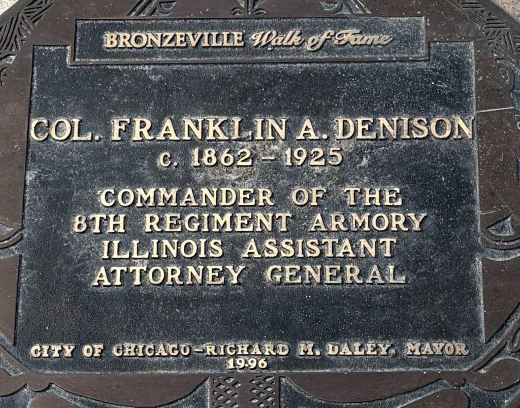 COL. FRANKLIN A. DENISON WAR MEMORIAL STONE