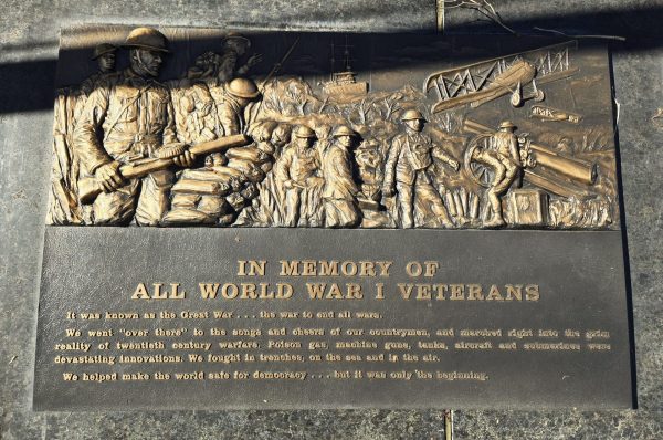 COLLIER TOWNSHIP FLAG AND VETERANS MEMORIAL PLAQUE B