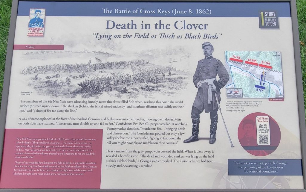 DEATH IN THE CLOVER WAR MEMORIAL PANEL