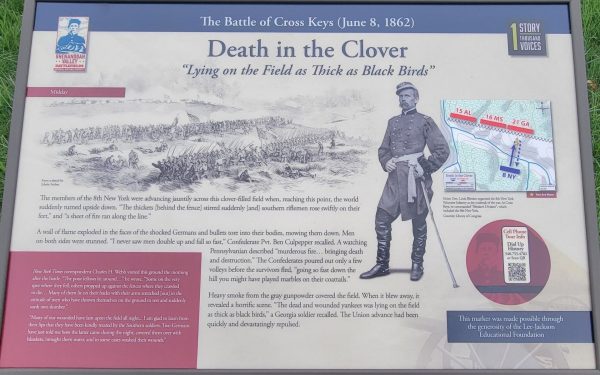 DEATH IN THE CLOVER WAR MEMORIAL PANEL