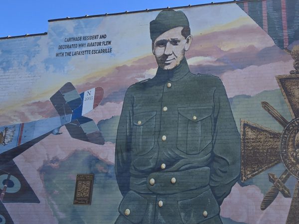 FLYING FOR FRANCE JAMES R. MCCONNELL WAR MEMORIAL MURAL PANEL C