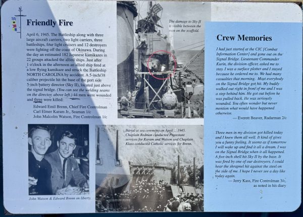 FRIENDLY FIRE WAR MEMORIAL PLAQUE