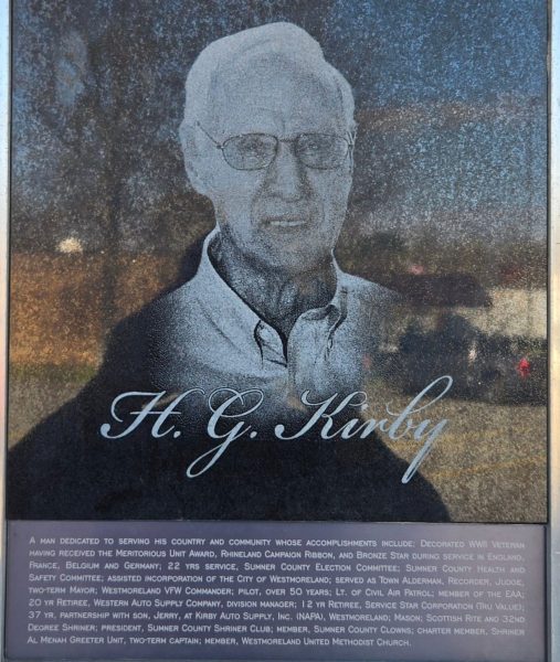 H.G. KIRBY WAR MEMORIAL PLAQUE