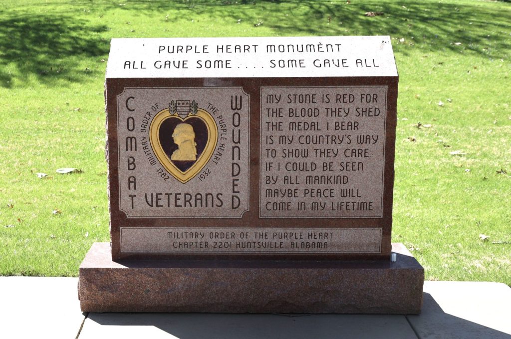 HUNTSVILLE COMBAT WOUNDED VETERANS WAR MEMORIAL