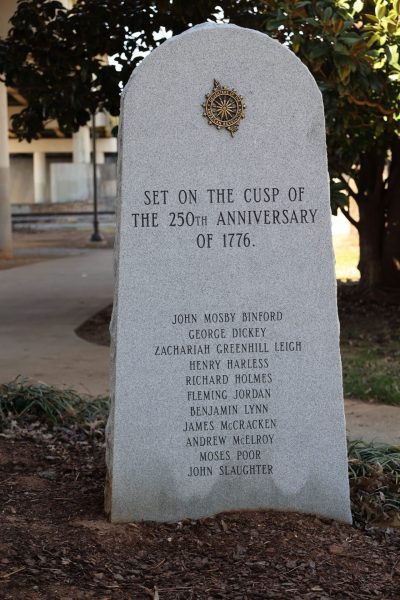 IN HONOR OF THE REVOLUTIONARY SOLDIERS BURIED IN MADISON COUNTY, ALABAMA MEMORIAL LEFT STONE