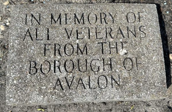 IN MEMORY OF ALL VETERANS FROM THE BOROUGH OF AVALON MEMORIAL STONE