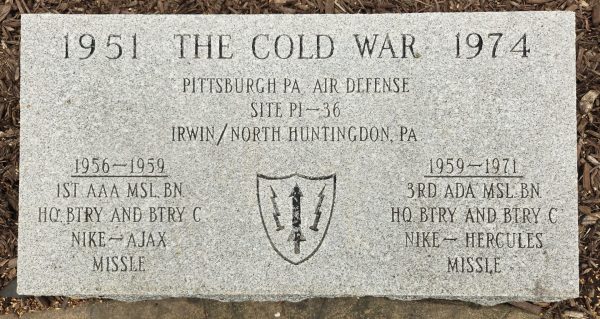 IRWIN ALL WARS VETERANS MEMORIAL TABLET I