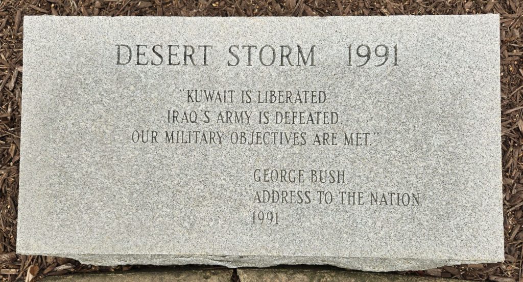 IRWIN ALL WARS VETERANS MEMORIAL TABLET K