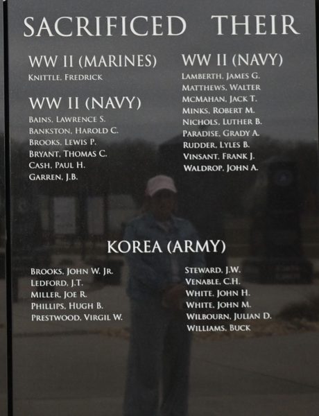 JACKSON COUNTY, AL SUPREME SACRIFICE WAR MEMORIAL STONE D