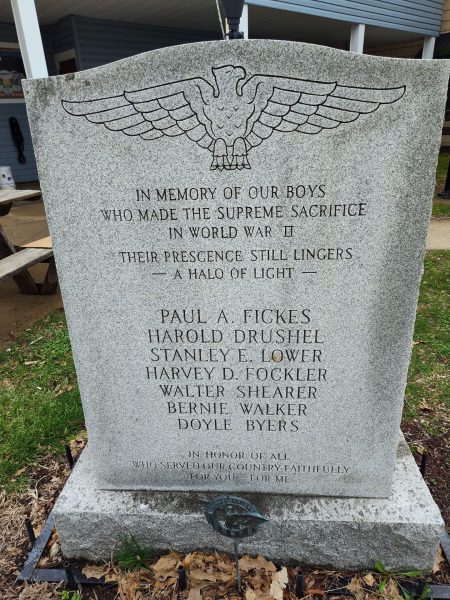 JEROMESVILLE SUPREME SACRIFICE WORLD WAR II VETERANS MEMORIAL