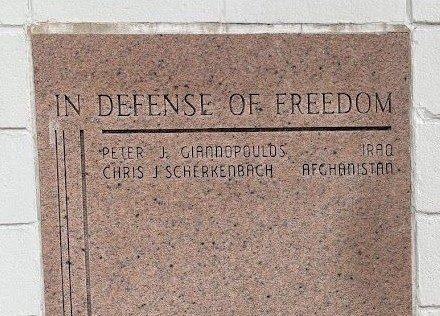 LAKE PARK MEMORIAL PAVILION PLAQUE F