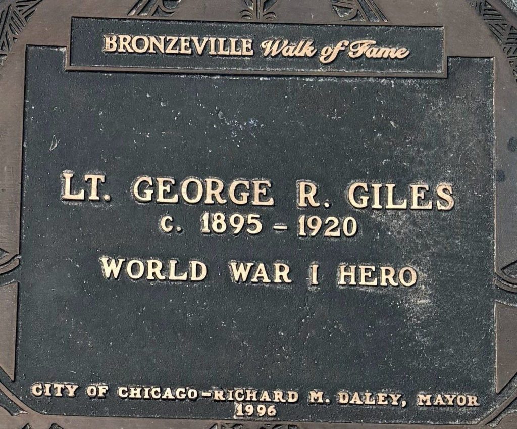 LT. GEORGE R. GILES WAR MEMORIAL STONE