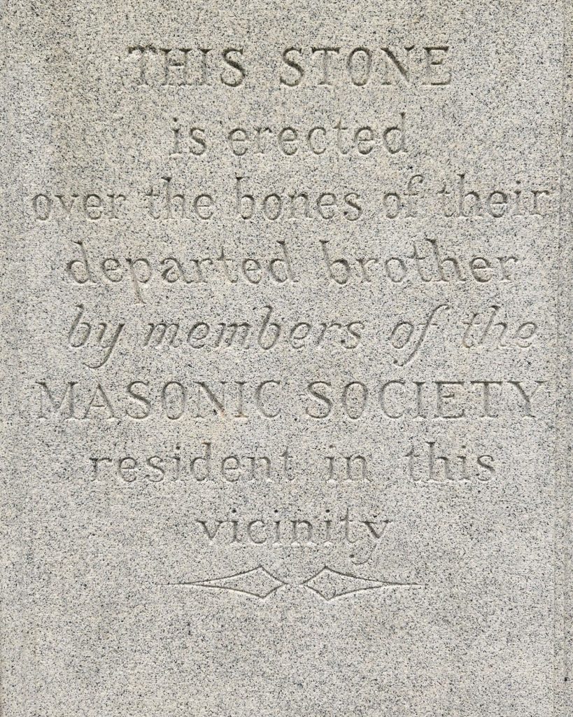MAJOR GENERAL ARTHUR ST. CLAIR REVOLUTIONARY WAR MEMORIAL STONE C