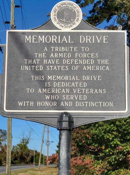MEMORIAL DRIVE ARMED FORCES MARKER