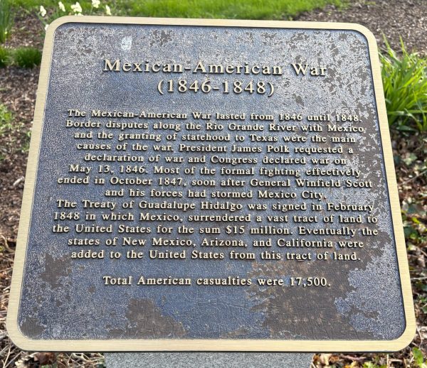 MEXICAN-AMERICAN WAR (1846-1848) MEMORIAL PLAQUE