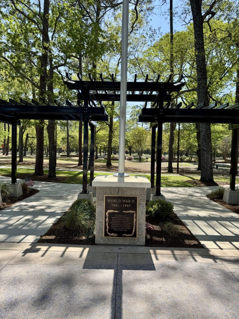 MYRTLE BEACH WORLD WAR II MEMORIAL FLAGPOLE