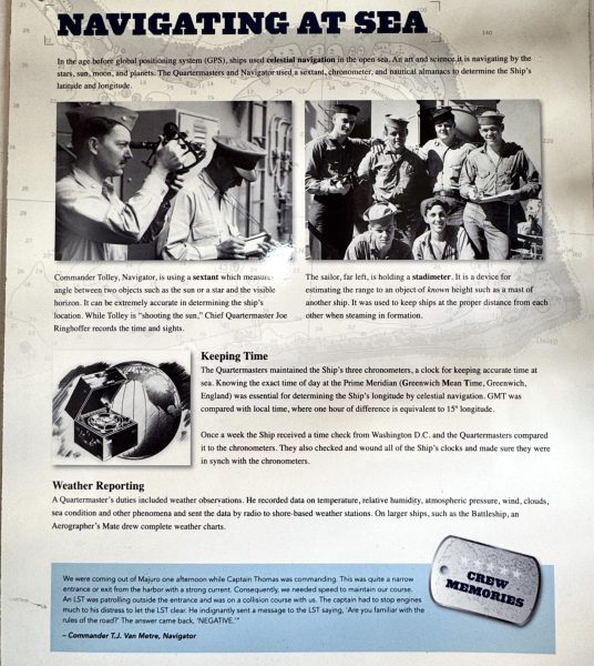 NAVIGATING AT SEA WAR MEMORIAL PANEL