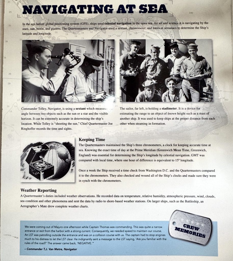 NAVIGATING AT SEA WAR MEMORIAL PANEL