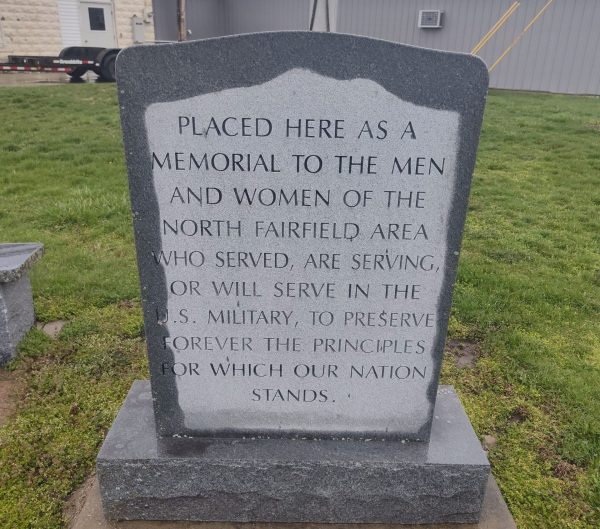 NORTH FAIRFIELD AREA VETERANS MEMORIAL