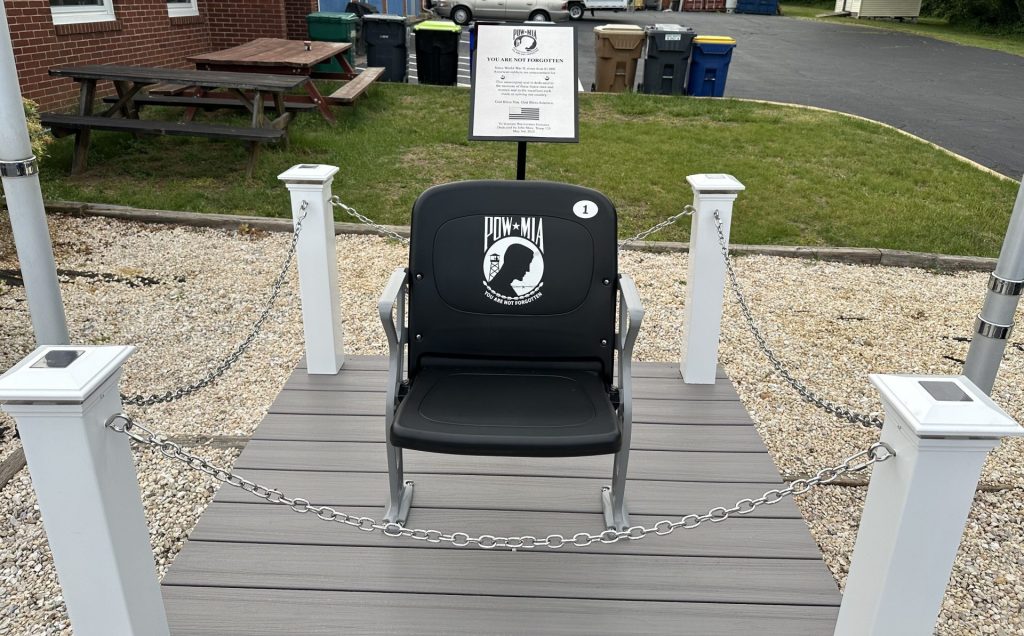 ODESSA YOU ARE NOT FORGOTTEN WAR MEMORIAL CHAIR