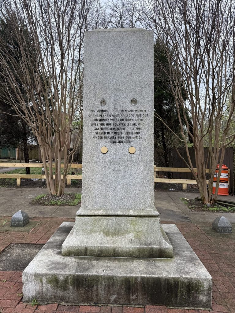 PENNSYLVANIA RAILROAD WAR VETERANS MEMORIAL