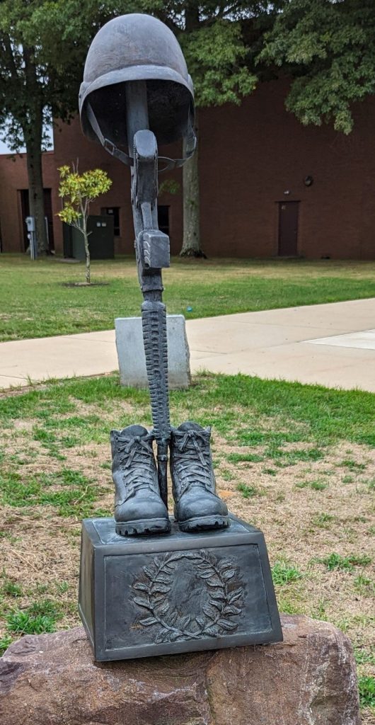 RED BANK VETERANS MONUMENT BATTLEFIELD CROSS