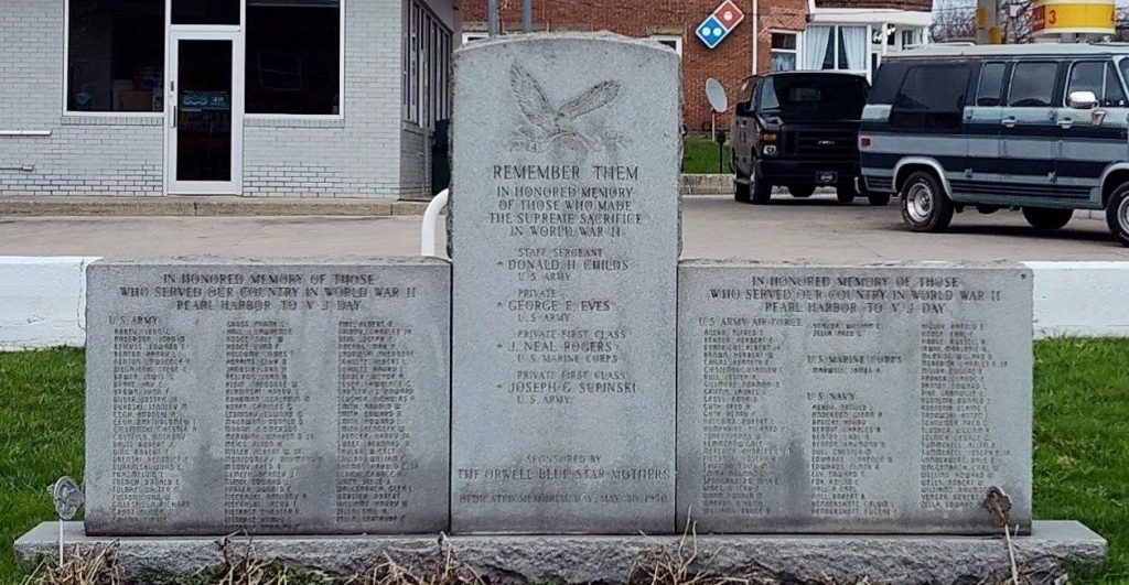 REMEMBER THEM SUPREME SACRIFICE WORLD WAR II MEMORIAL