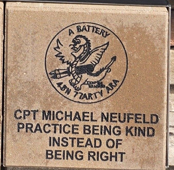 REMEMBERING VIETNAM WAR MEMORIAL PAVER B