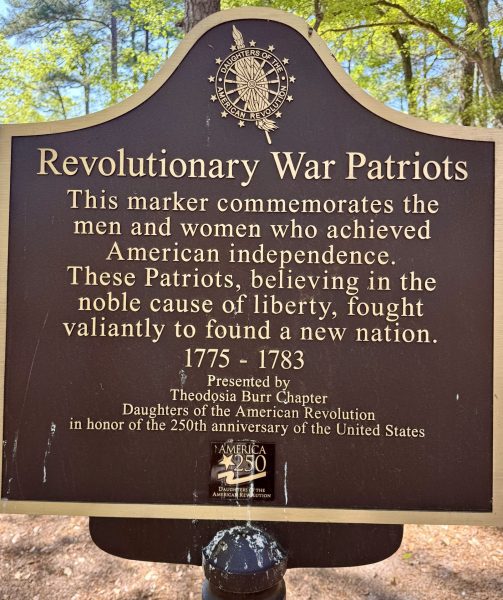 REVOLUTIONARY WAR PATRIOTS MEMORIAL MARKER MYRTLE BEACH