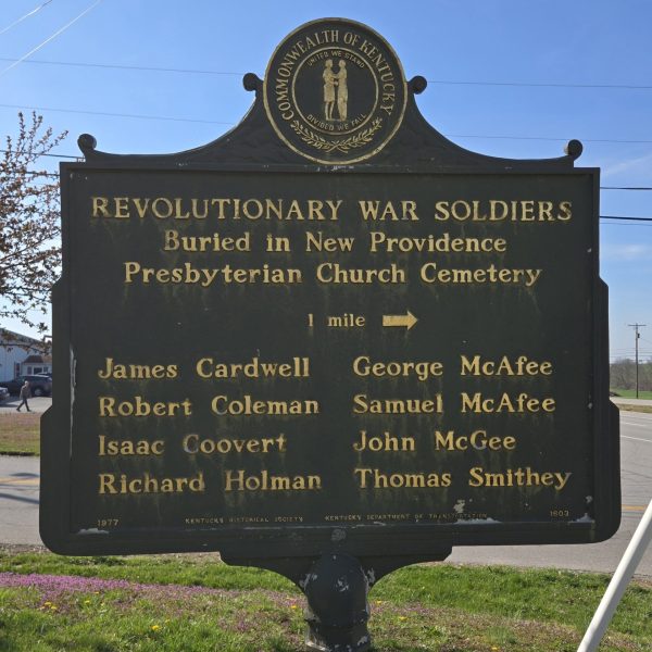 REVOLUTIONARY WAR SOLDIERS BURIED IN NEW PROVIDENCE PRESBYTERIAN CHURCH CEMETERY