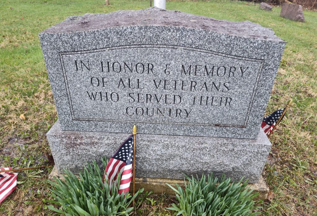 RUGGLES TOWNSHIP CEMETERY VETERANS MEMORIAL