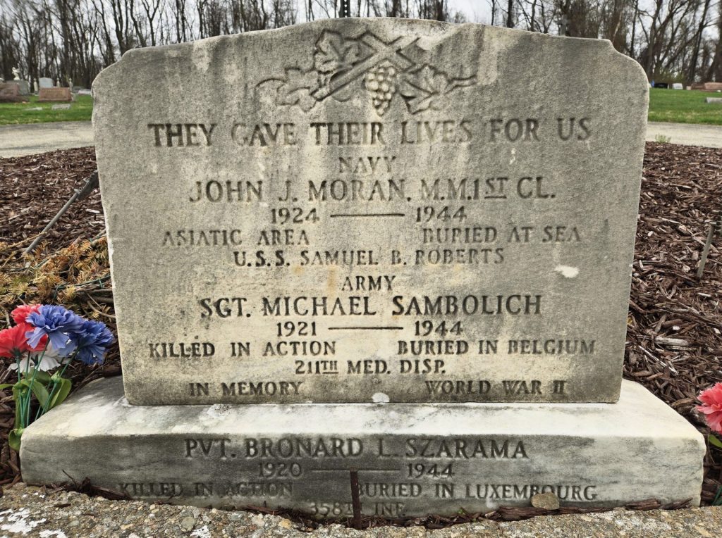 SAINT BONIFACE PARISH WORLD WAR II MEMORIAL