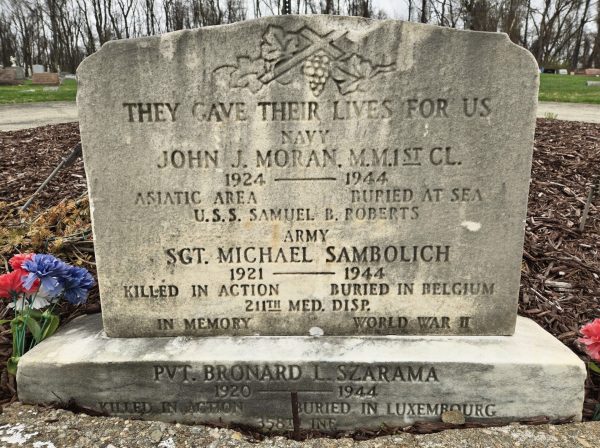 SAINT BONIFACE PARISH WORLD WAR II MEMORIAL